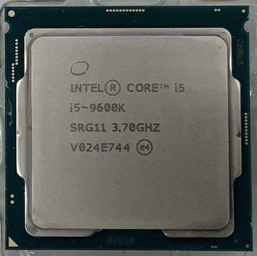 Intel core 9600k srg11 - i5-9600k,