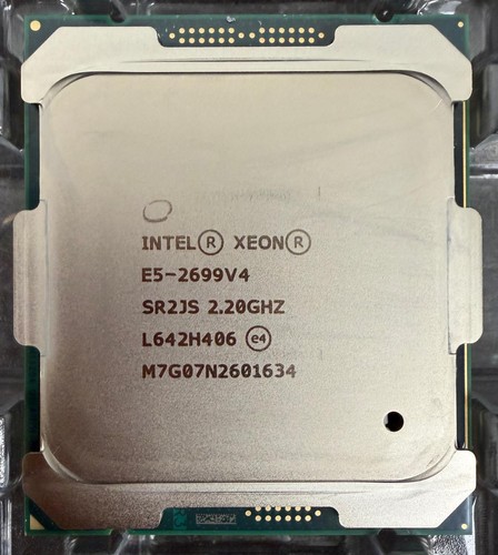 Intel xeon 2699 - v4, cpu