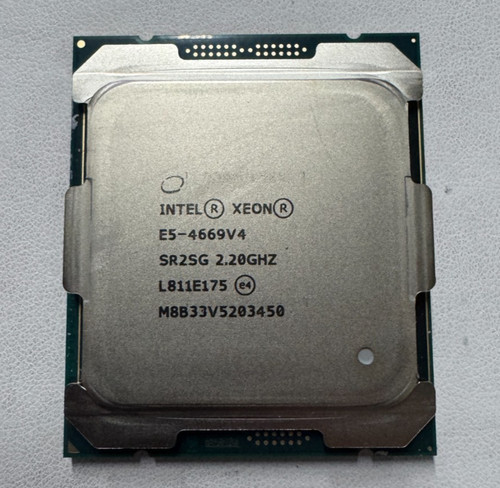 Intel xeon 4669 2 - xeon, e5-4669