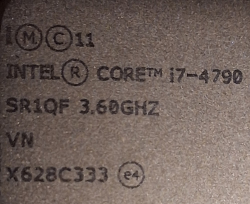 Intel core 4790 cpu - intel,